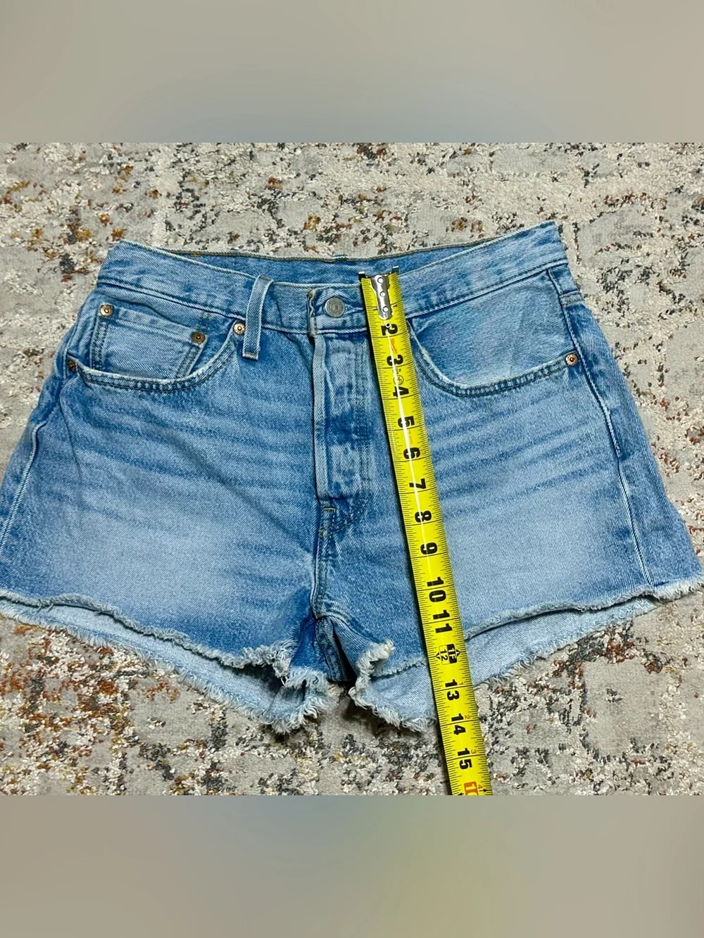 LEVI’S 501® Original High Waist Denim Cutoff Shorts size 30